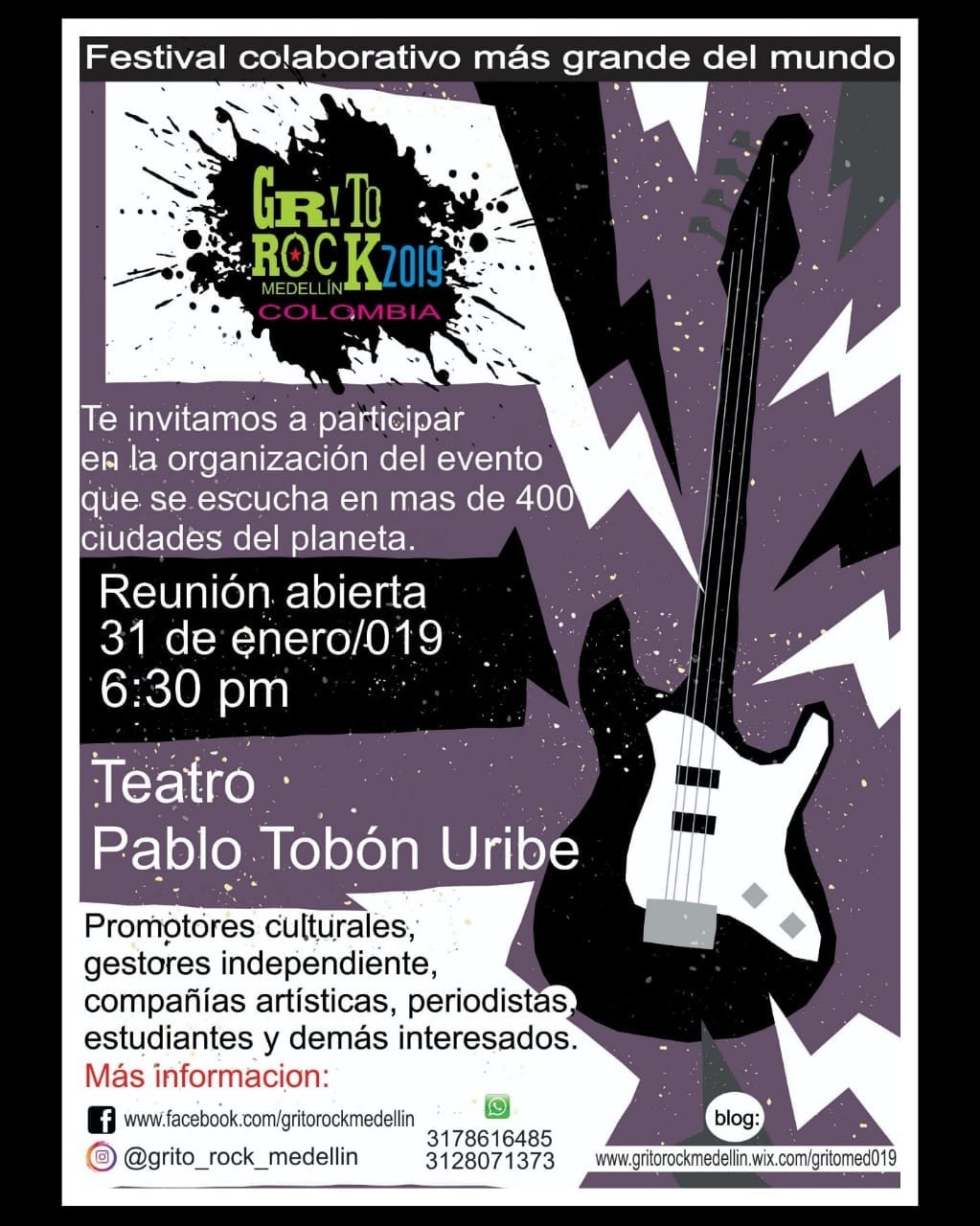 grito rock evento