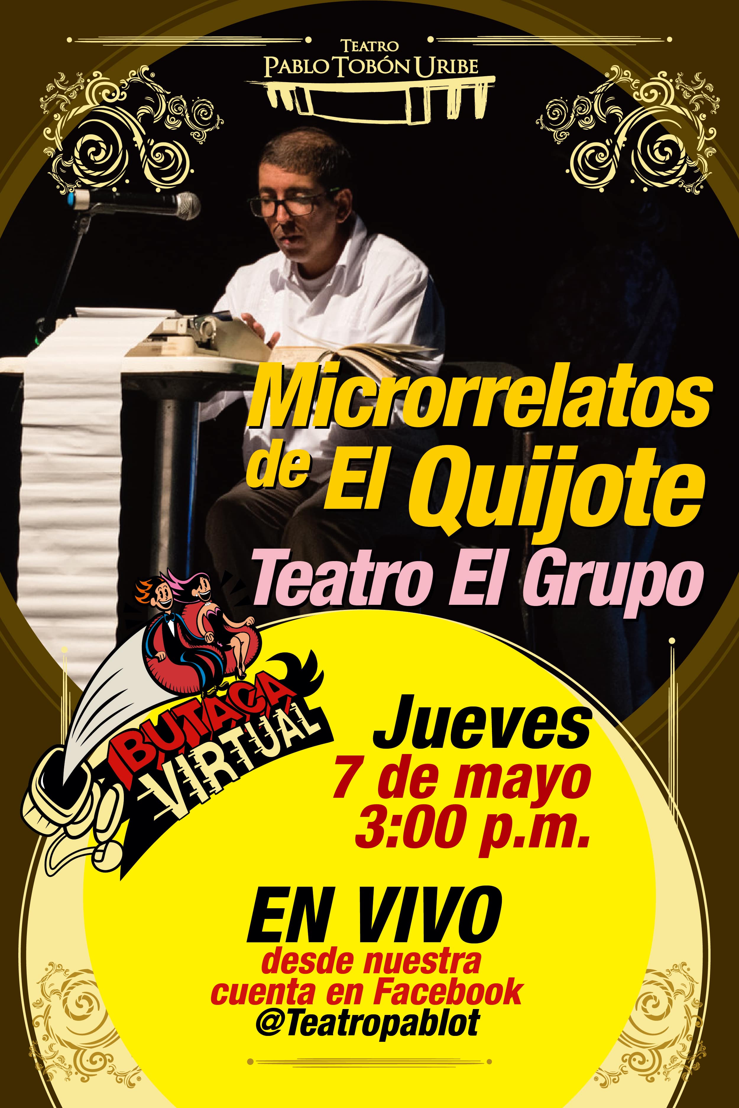 Microrrelatos de El Quijote Fb y Tw 01 min