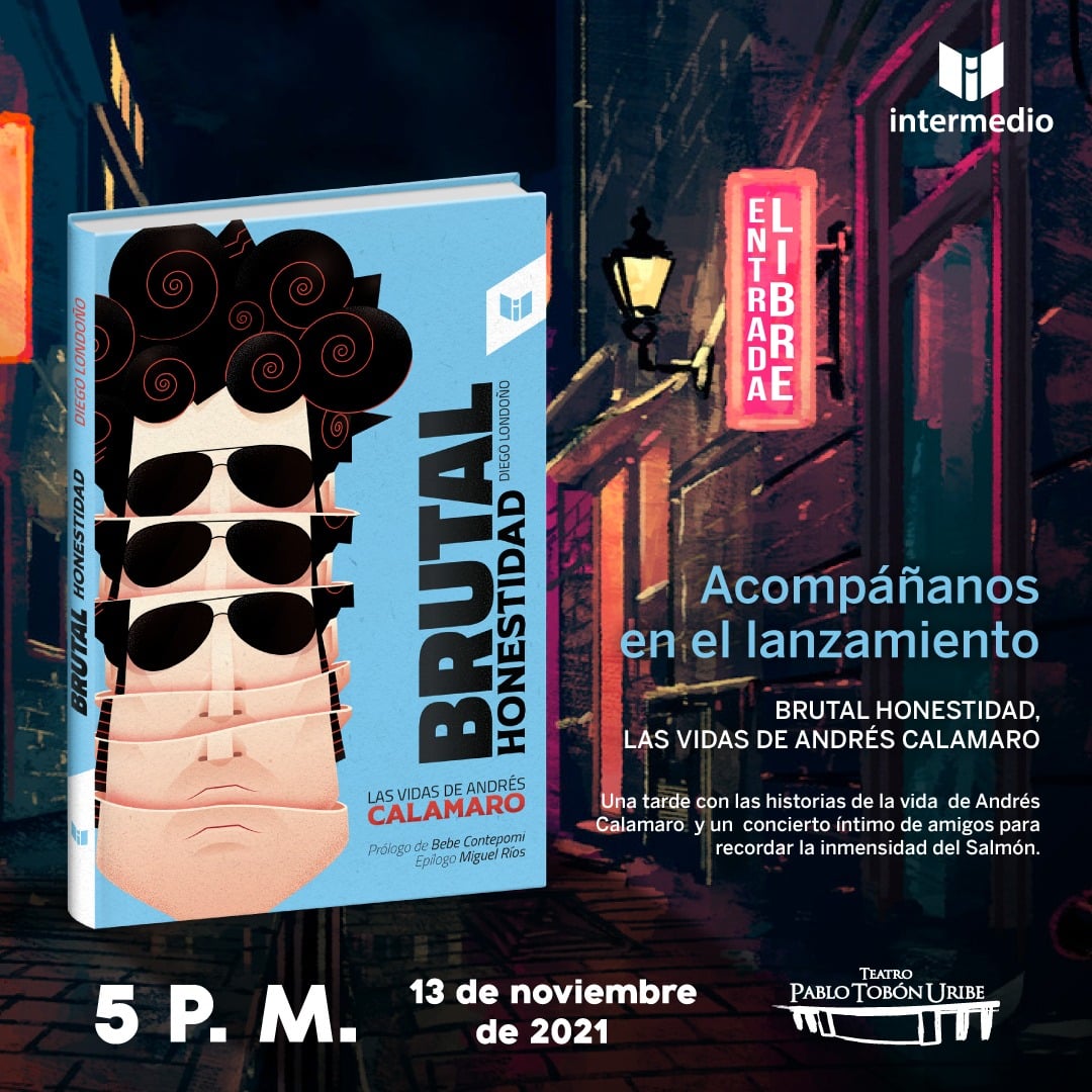 Lanzamiento de libro Andrés Calamaro