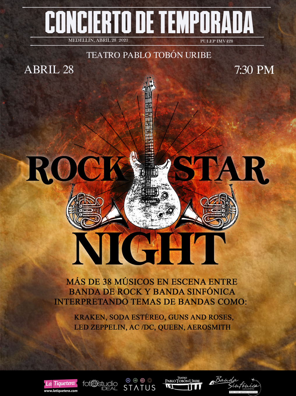 Rock star night   post