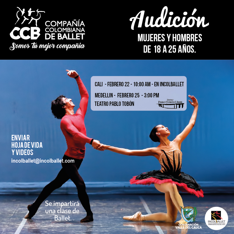 audicion ballet con logo