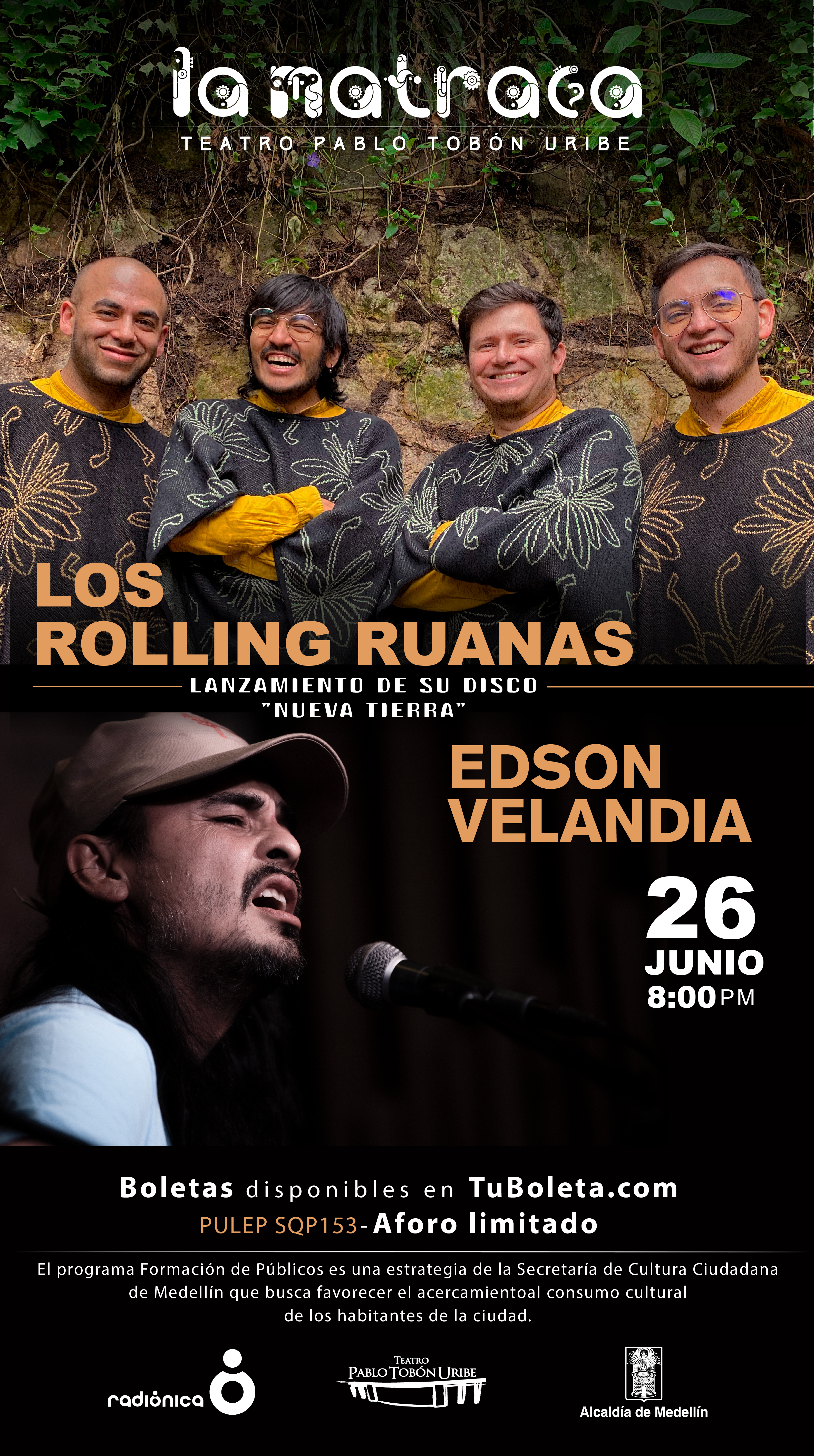 Edson Velandia y los rollin ruanas Junio 2021