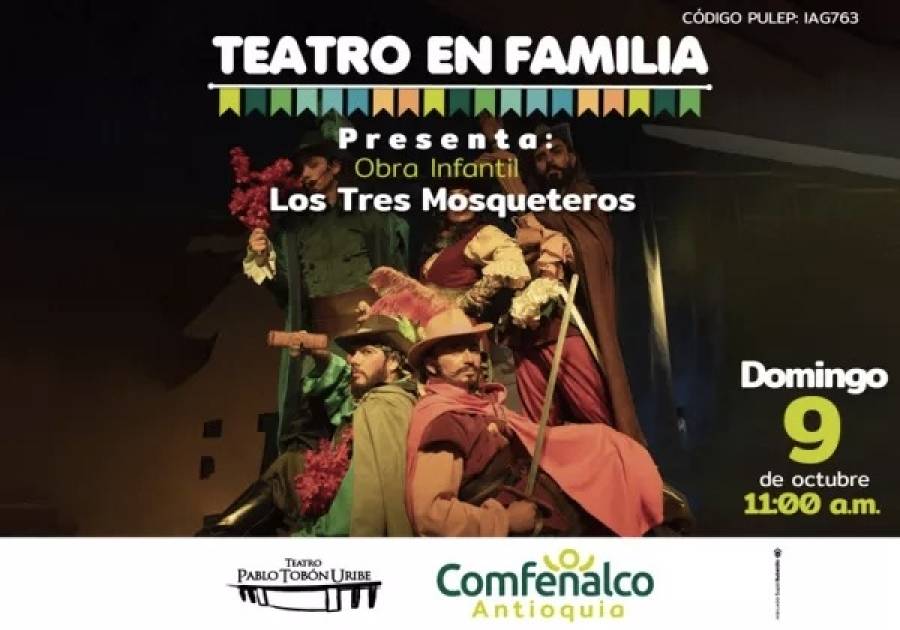 Los tres mosqueteros - Franja familiar Comfenalco 2022