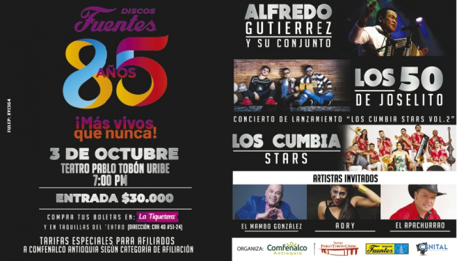 Aniversario Discos Fuentes - Celebración de sus 85 años