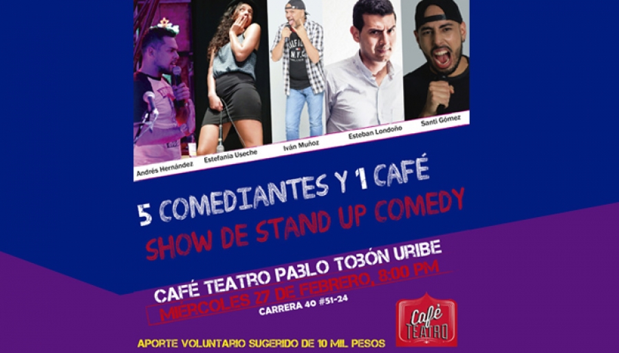 5 Comediantes y un Café