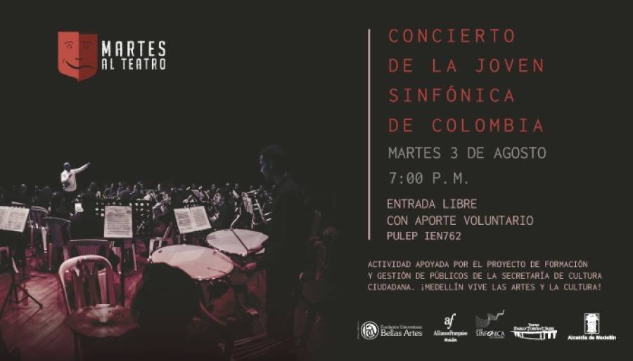 Martes al Teatro - Concierto: Joven Sinfónica de Colombia