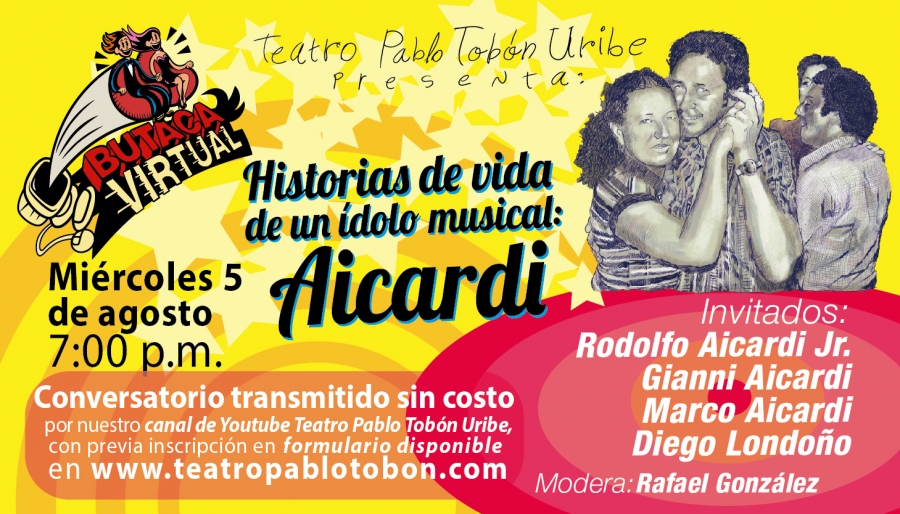 Charla &quot;Historias de vida de un ícono musical: Aicardi&quot;- #ButacaVirtual